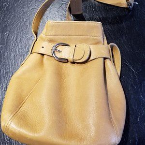 Vintage Coach 4156 Belted Soho Bucket Bag in Cognac Brown
